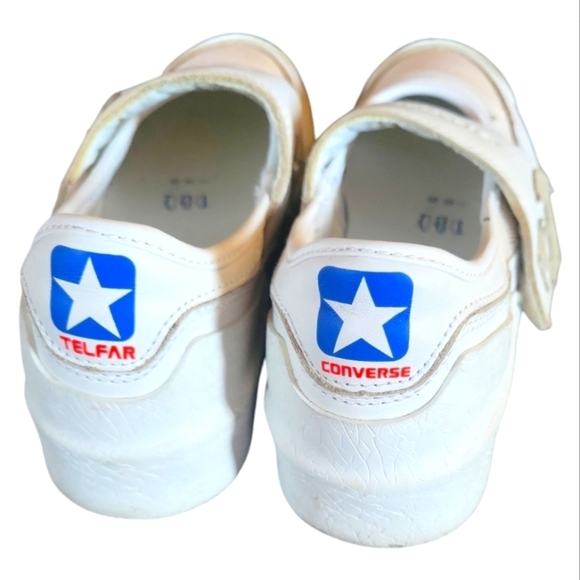 Converse x Telfar Pro Leather Slip-on Mary Jane White Parchment Sneakers - Picture 10 of 11